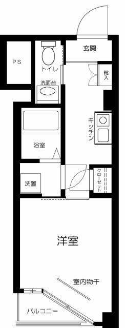 インペリアル赤坂フォラム(1K/5階)の間取り写真