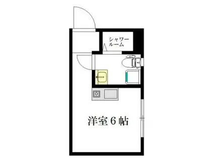 エム和泉(ワンルーム/2階)の間取り写真