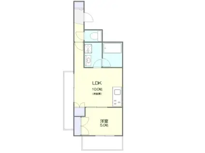 イースト SEDONA(1LDK/4階)の間取り写真