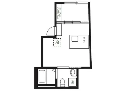 アピチェ目黒(ワンルーム/4階)の間取り写真