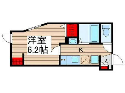 葛飾区立石6丁目計画(1K/1階)の間取り写真