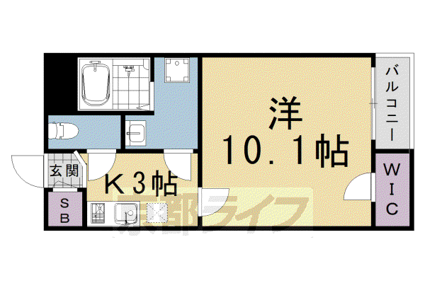 レオネクストMATSUOII(1K/1階)の間取り写真