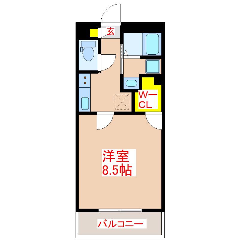 YSBLD.22(1K/2階)の間取り写真