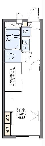 レオパレスSUNNYHOMES(1K/2階)の間取り写真