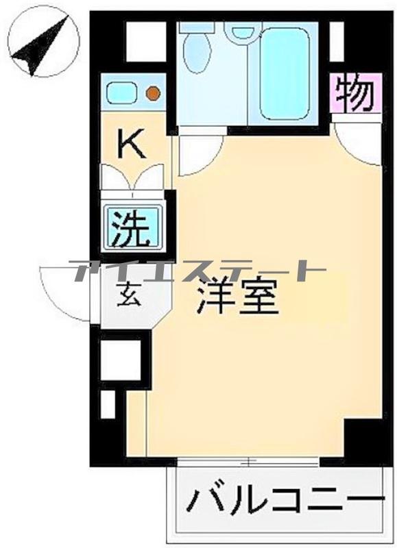 トップ尾久駅前(ワンルーム/7階)の間取り写真