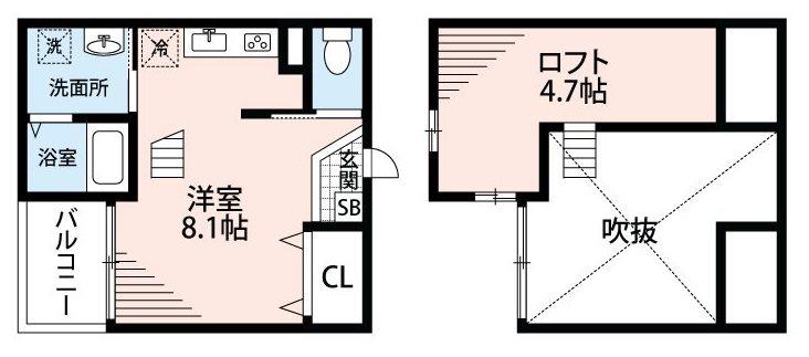 GPラヴァーズ(1K/2階)の間取り写真