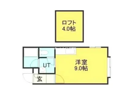 マイハウス前田III(ワンルーム/2階)の間取り写真
