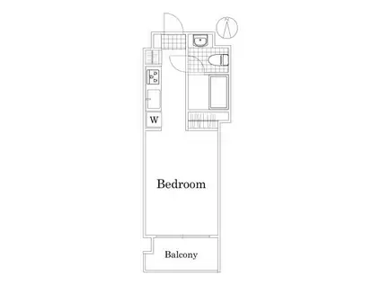 プレール宮崎台(ワンルーム/2階)の間取り写真