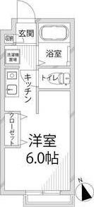 山陽電鉄本線 手柄駅 徒歩22分 3階建 築10年(ワンルーム/1階)の間取り写真