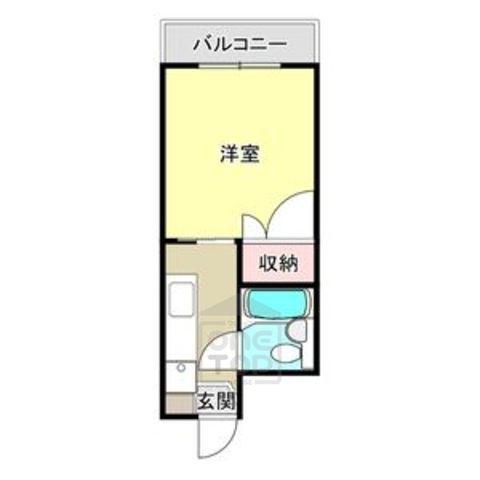 SEA SIDE(1K/2階)の間取り写真