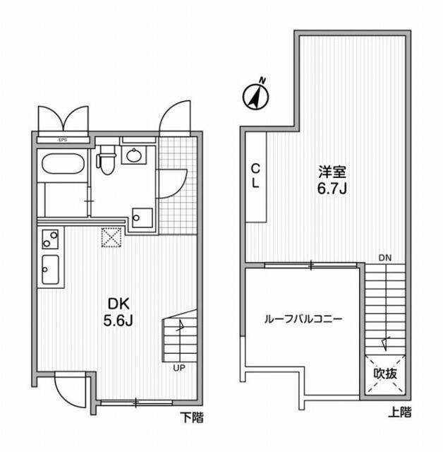 アレーロ代々木(1LDK/4階)の間取り写真