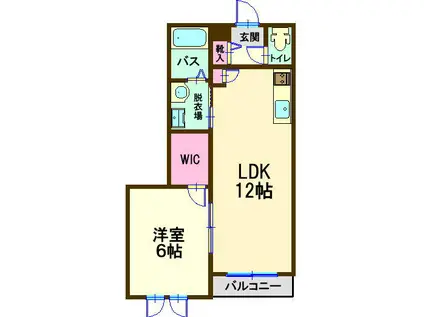 LA MAISON DE BIJOUX KASE(1LDK/3階)の間取り写真