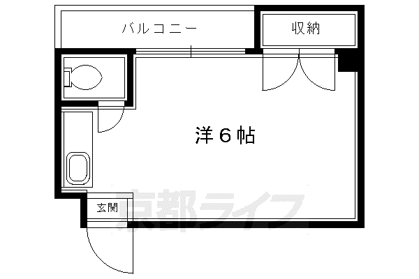 アヴェニール佐藤(ワンルーム/3階)の間取り写真