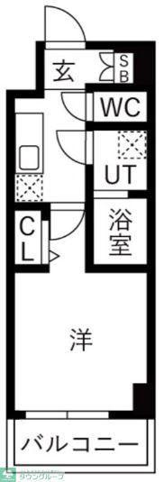 KDXレジデンス成増(1K/2階)の間取り写真