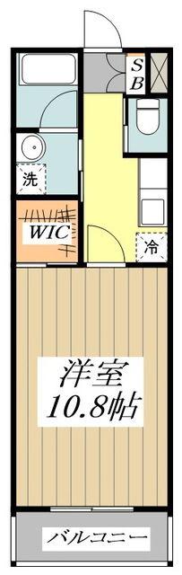 アンソレイユ吉祥寺(1SK/2階)の間取り写真