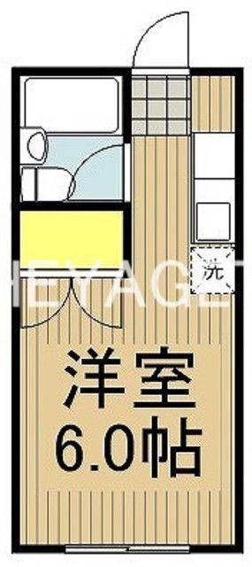 セントラル コーポ S館(1K/1階)の間取り写真