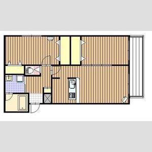 MI CASA ミカーサ(2LDK/3階)の間取り写真