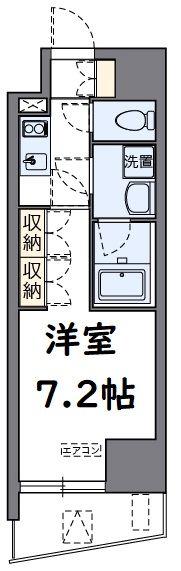 LOVIE文京音羽(1K/10階)の間取り写真