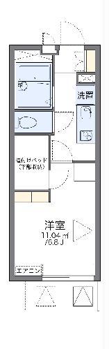 レオパレスT&Y(1K/2階)の間取り写真
