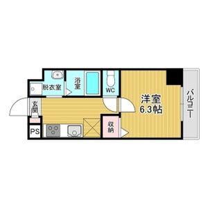 千葉・住吉(1K/2階)の間取り写真