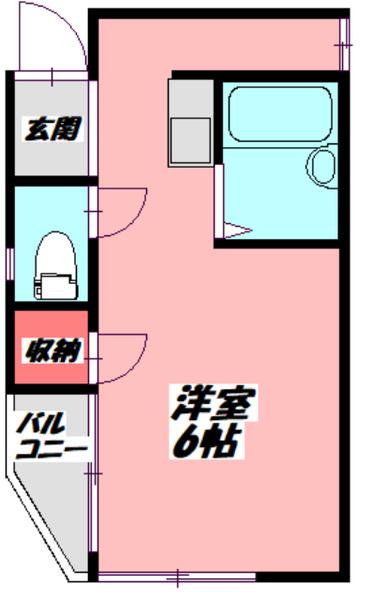 プチシャトー清水(ワンルーム/3階)の間取り写真