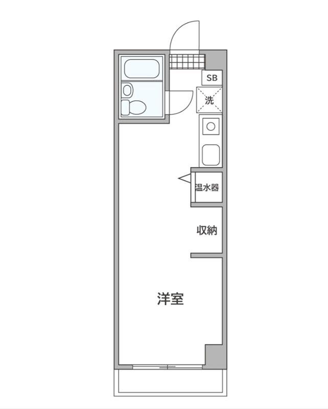 ドルフ町田(ワンルーム/1階)の間取り写真