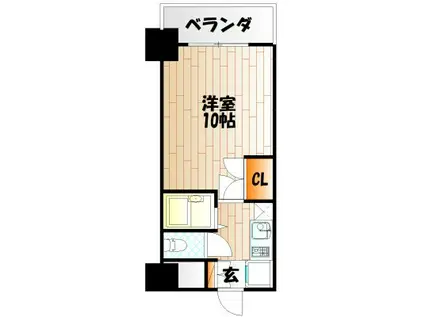 ベルメゾン大塚(1K/2階)の間取り写真