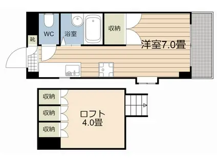 エクセレント・ユニ(ワンルーム/5階)の間取り写真