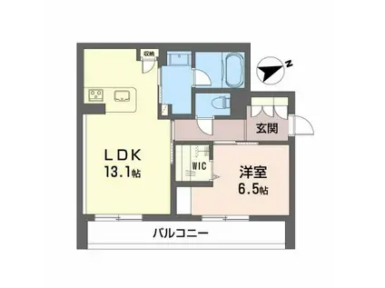 シャーメゾンROOX(2LDK/3階)の間取り写真