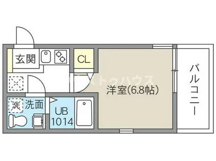 レピュア北千住レジデンスIII(1K/5階)の間取り写真