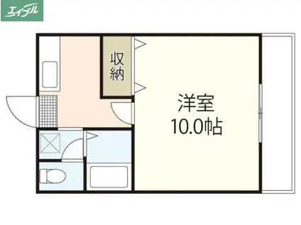 第2グレーストミ21(1K/3階)の間取り写真