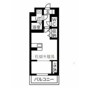 S-FORT宇都宮南大通(1LDK/9階)の間取り写真