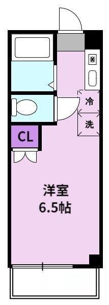 ルシェル壱番館(ワンルーム/3階)の間取り写真