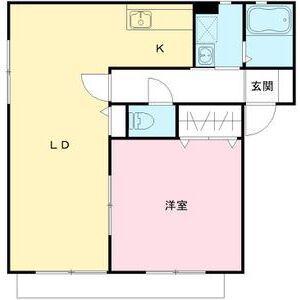 コンフォール(1LDK/1階)の間取り写真