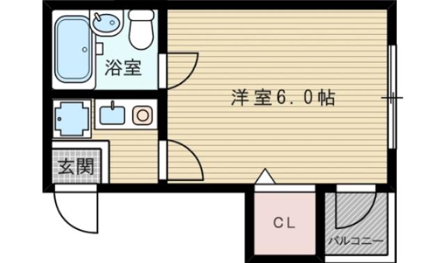 コートダルジャンII(1K/5階)の間取り写真