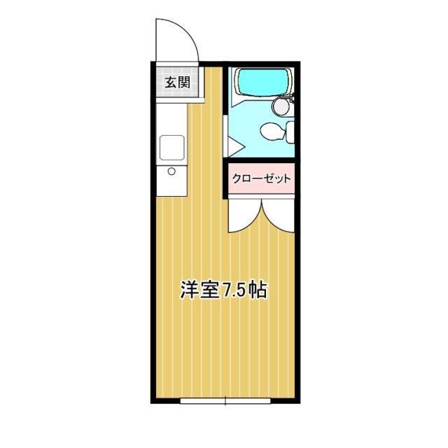 TREE(ワンルーム/1階)の間取り写真