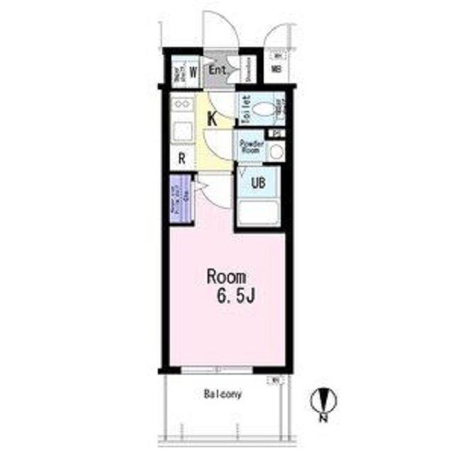 エスリード大阪エヴォルツ(1K/10階)の間取り写真