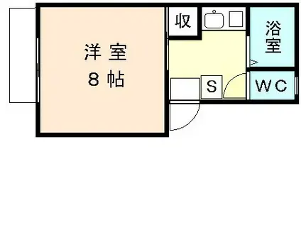 ニフティ・テン(1K/1階)の間取り写真