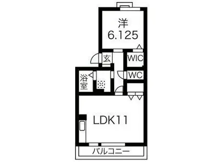 エクセルナオ(1LDK/2階)の間取り写真