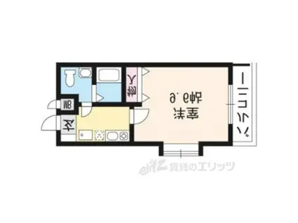 メゾン・ポジティブ(1K/1階)の間取り写真