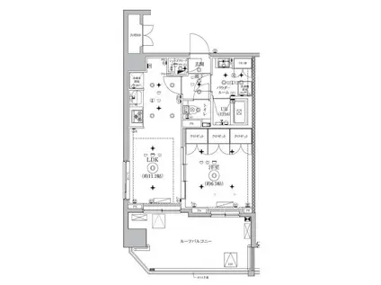 セジョリ浅草(1LDK/11階)の間取り写真
