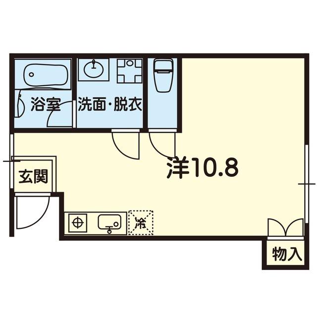 グランドデイズ006(ワンルーム/2階)の間取り写真