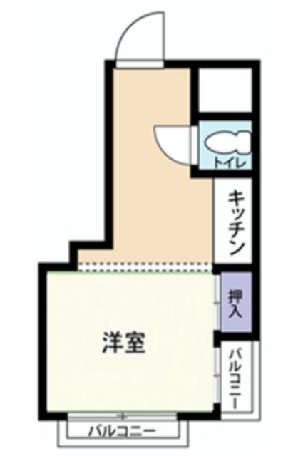 クロノス石神井台(1K/3階)の間取り写真