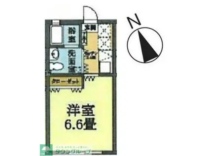 ダイユー36番館(1K/1階)の間取り写真