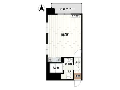 アビタシオン大阪港(ワンルーム/3階)の間取り写真