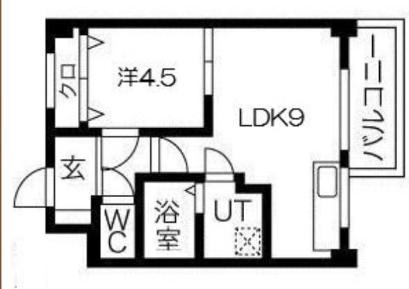 エルパラッツォ京橋(2K/5階)の間取り写真