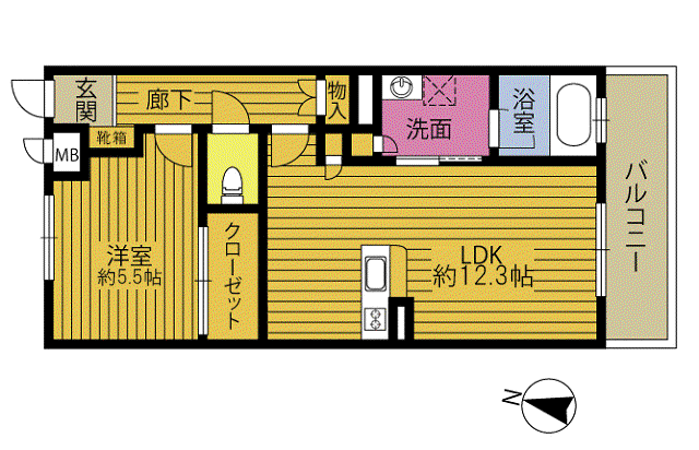 BI・SHITSU TSUMORI(1LDK/3階)の間取り写真