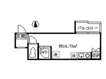 ソフィア鷺宮I(ワンルーム/2階)の間取り写真
