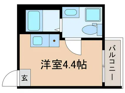 松原1丁目計画(ワンルーム/2階)の間取り写真