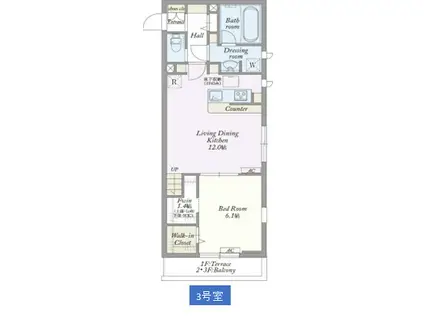 MY STYLE 曙(1SLDK/1階)の間取り写真